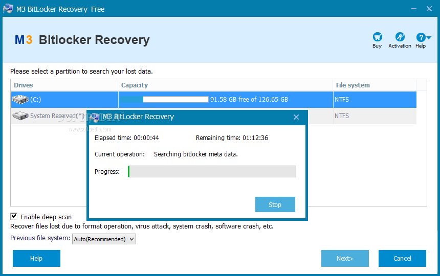 M3 Bitlocker Recovery 6.9.5 Crack With License Key 2022 Free Download