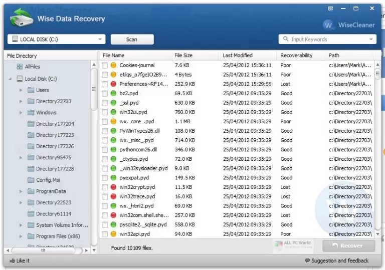 Wise Data Recovery Pro 6.1.1 Crack With Serial Key 2022 Free Download